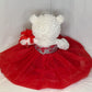 Kinnex Collections Since 1997 20' Quince Anos Quinceanera Last Doll Teddy Bear With Dress (Centerpiece) ~ Arc16831-14 (Red)