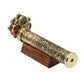 Rii Handcrafted Etched Floral Pattern Lacquered Brass Kaleidoscope Includes Two Separate Turning Wheels-A Unique Gift To My Son,