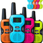Walkie Talkies For Kids Long Range - 4 Pack Kid Walkie Talkies With Replaceable Shell Backlit Lcd Flashlight 3 Miles Range - Gifts And Toys For 5-7 Year Old Boys And Girls
