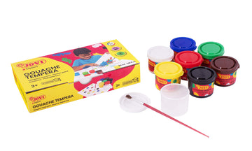 Jovi 724901 - School Tempera 35Ml Assorted Colors - Box Of 7 Tins