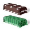 Bambluby Football Party Disposable Plastic Tablecloths - Touchdown Table Covers for Birthday Parties, Football Games, and Decora