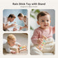 IEATFO Rain Stick Toy with Stand - Sensory Sound Training Tool for Kids, Tummy Time Musical Instrument for Infant Development |