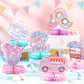 Hotop 9 Pcs Donut Two Sweet Birthday Party Decorations Table Honeycomb Centerpieces Table Topper Doughnut Birthday Sign Decor Girls Theme Party Supplies For Baby Shower