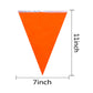 Tsmd Solid Orange Pennant Banners Flags String Diy Bunting Flags,Party Decorations For Grand Opening,Kids Birthday,Party Events