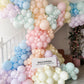 Bezente Pastel Balloons - 150 Pack 5" Latex Helium Balloons for Birthday, Baby Shower, Wedding - A02 Pastel Color
