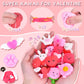 Leehur 30 Pcs Valentines Day Mochi Squishy Toys Squishies For Kids School Class Classroom Valentines Day Cards Gifts Prizes Part