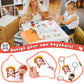 Ofnmy 225Pcs Shrinky Dink Kit,Shrinky Dink Sheets,Shrink Plastic Sheets Kit With 25Pcs Shrinky Dink Paper,100Pcs Keychains And O