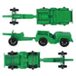 Timmee Combat Patrol Willys & Artillery - Green 4Pc Playset Usa Made
