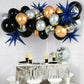 Toniful 8 Pcs Navy Blue Star Foil Balloons Large Star Balloons Blue Explosion Star Mylar Balloons For Party Backdrop Christmas N
