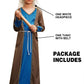 Besserbay Christmas Little Boy'S Joseph Shepherd Elder Party Outfit Biblical Robe With White Headpiece 6 Years
