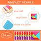 Syhood 24 Pieces Tangrams Puzzles For Students Party Favors Wooden Tangram Pattern Blocks Brain Logic Blocks For Manipulatives Games Educational Gifts And Party Favors(Bright)