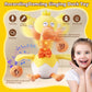 13' Eggshell Talking Dancing Duck, Repeating What You Say Mimicking Recording Plush Baby Toy Musical Songs Singing Talking Glowing Animated Twisting Gifts Of Lighting Up Funny Toys For Toddler Kids
