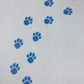 Sahm Blue Paw Print Stickers - 120 Dog Cat Animal Paws 1 Inch Small For Boy Or Girl - Great For Birthday Party Favors - Clues -