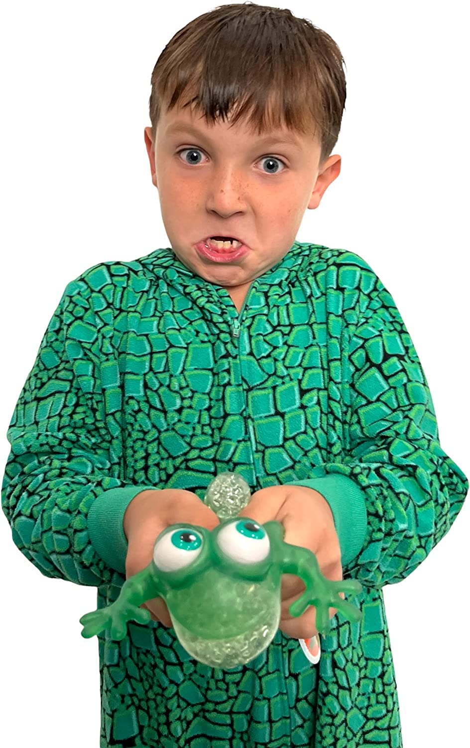 Warm Fuzzy Toys Full Case (12) Floating Eye Animal Squishy Frog | Funny Sensory Fidget Great For Party Favor, Prize Box, Pta Carnival Or School Fundraisers