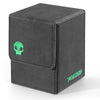 Tombert 150+ Premium Deck Box For Mtg, Ptcg, Large Capacity With 2 Dividers, Fits 150+ Sleeved Cards Tcg Trading Card Games (Gre