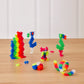 Plus Plus 70 Piece Interlocking Building Blocks For Kids, Open Ended Connecting Toys, Stem Bin Classroom Mini Manipulatives - Neon Mix Play Tube