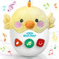 Wowohage Baby Toys 0-6-12 Months, Plush Chick Musical Toys, Cute Stuffed Animal Infant Toys With Light & Sounds, Roly-Poly Senso
