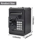 Cargooy Mini Atm Piggy Bank Atm Machine Best Gift For Kids,Electronic Code Piggy Bank Money Counter Safe Box Coin Bank For Boys Girls Password Lock Case (Dark Grey)