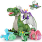 Karister 7Pcs Dragon Plush Toy Set,Dinosaur Stuffed Animal For Boys,Girls,Dragon Stuffed Animal With 4 Baby Dragons & 2 Dragon E