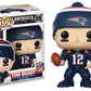 Pop Football: Patriots - Tom Brady (Color Rush) Funko Vinyl Figure (Bundled With Compatible Box Protector Case)