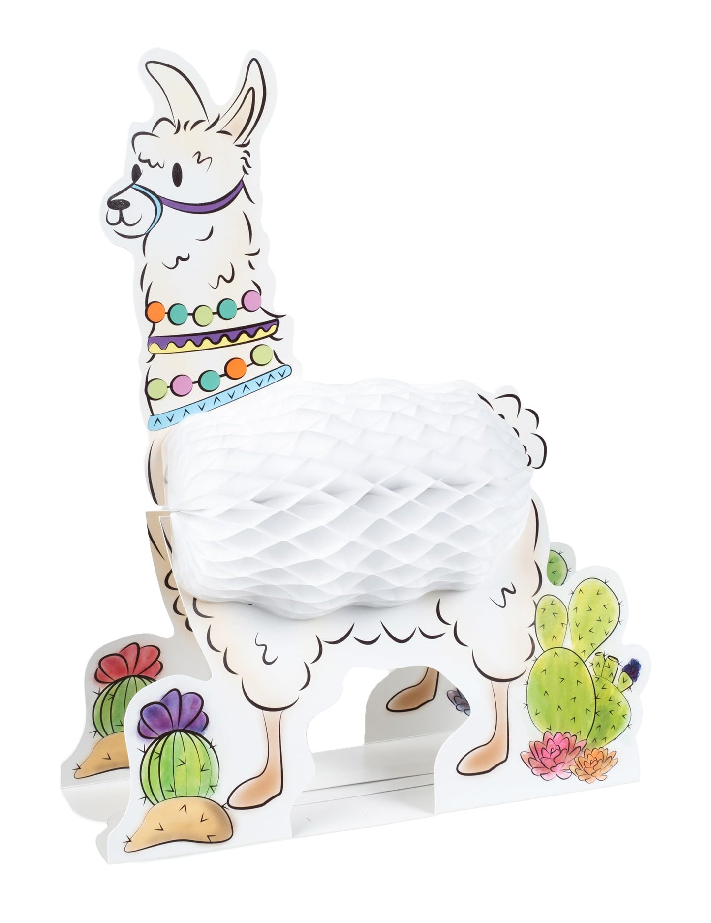 Llama Centerpiece Holiday Display