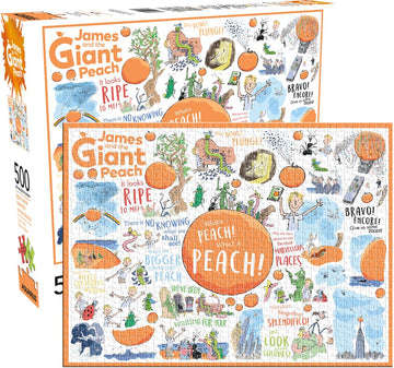 Aquarius 62156 Dahl- James 500Pc Puzzle, 8''