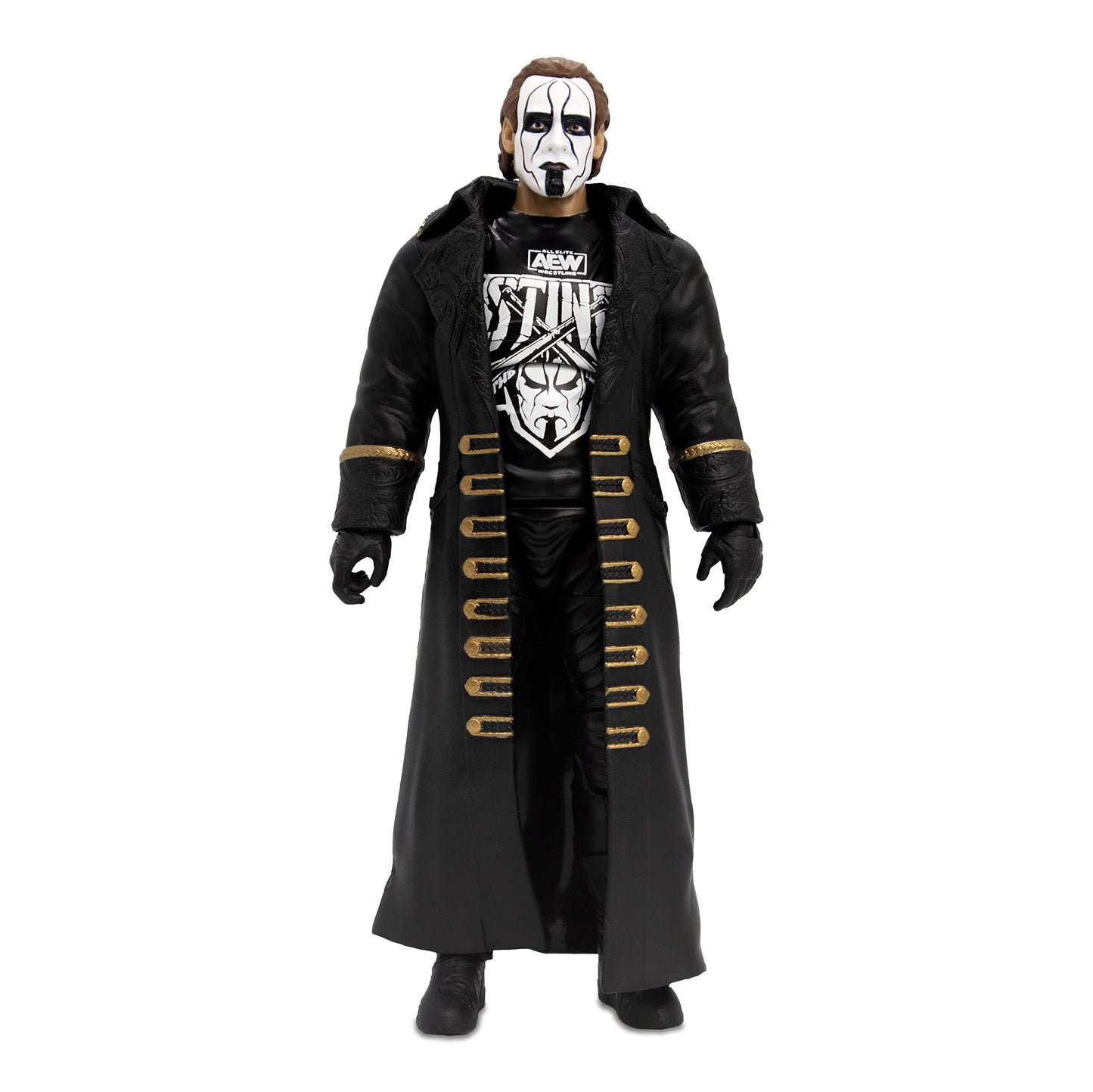 All advanced Wrestling - 6-Inch Sting Figure with Accessories - AEW Unmatched Collection Series 2 - Luminaries