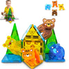 Wembley Magnetic Building Tiles Jungle Safari Construction Set For Kids Stem Learning Activities For Toddlers Forest Theme Educa