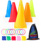 3 In 1 Carnival Games Set, Soft Plastic Cones Cornhole Bean Bags Ring Toss Games For Carnival Kids Birthday Party Indoor Outdoor Games Supplies