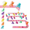 Skoolzy Unicorn Learning Toys - 41-Piece ABC & Sorting Set for Ages 3-6, Medium Multi Plastic