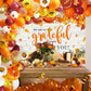 We are So Grateful for You Thank You Banner Backdrop 6x4FT Autumn Pumpkin Thank You for All You Do Background Thanksgiving Emplo
