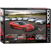 EuroGraphics 2014 Corvette Stingray Jigsaw Puzzle - 1000-Piece, Cardboard, White/Red, Model 6000-0736