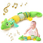 Sumobaby Infant Baby Musical Stuffed Animal Toys For 0-3-6-12 Months,Multi Sensory Toys With Crinkle And Rattles, Tummy Time Toy