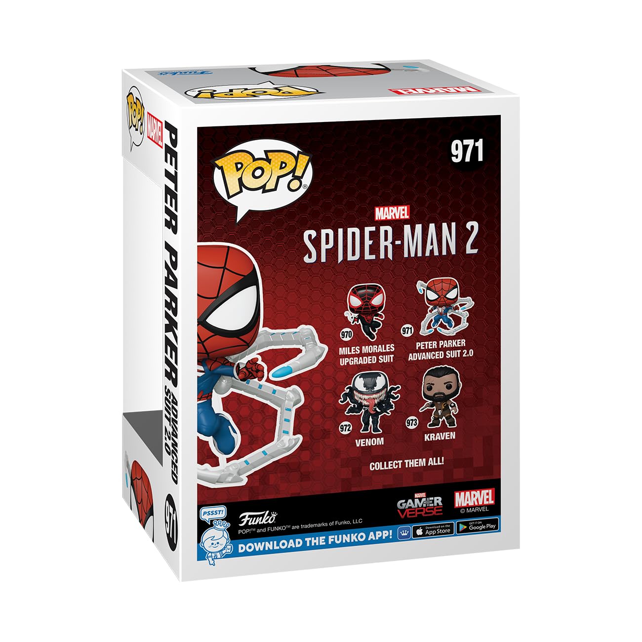 Funko Pop! Games: Spider-Man 2- Peter Parker Suit - Spider-Man - Collectable Vinyl Figure - Gift Idea - Official Merchandise - For Kids & Adults - Video Games Fans - Model Figure For Collectors