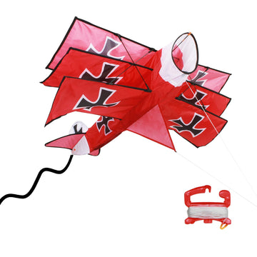 Windnsun Super Size 3D Nylon Kite, Aircraft Red Baron, 39 Inches Wide