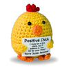 Pickle Buddies Positive Awesome Bee - Emotional Support Crochet Doll Handmade Positive Crochet Animals Emotional Support Plush G