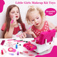 Aureyung Kids Makeup Kit for Girl, Toys for Girls Ages 3 4 5 6 7 8 9 10, 54PCS Washable Real Makeup Set, Kids Make Up, Play Make