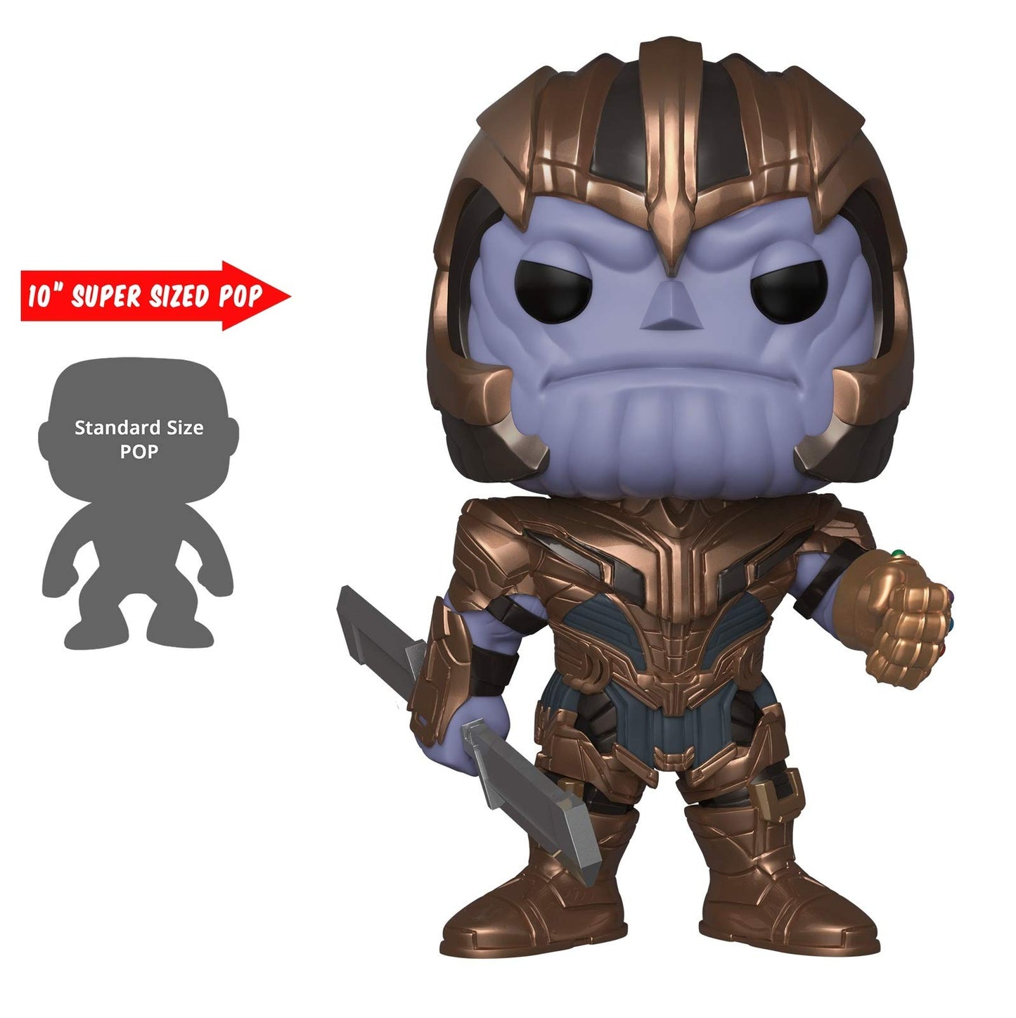 Funko Pop! Figure Marvel Avengers Endgame Thanos 25 Cm - Collectible Vinyl Figure - Gift Idea - Official Merchandise - Toys for Children and mature-themeds - Movies Fans