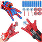3 Sets Spider Web Shooters Hero Launcher Wrist Toy Set, Cosplay Launcher Gloves Hero Movie Launcher With Wrist Toy Funny Decorat