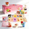 12Pack Valentines Day DIY Crafts Kit - Air Dry Clay Valentines Day Crafts for Kids - Creative Air Dry Clay Modeling Indoor Dec