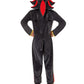 Spirit Halloween Sonic the Hedgehog Kids Shadow Jumpsuit Costume | Officially Licensed |Gaming Costume | Shadow Cosplay - M