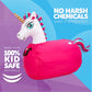 Waddle Hip Hoppers Large Bouncy Hopper Inflatable Hopping Animal Bouncer, Supports Up To 250 Pounds, Ages 5 And Up (Pink Unicorn)