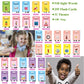 Abc Learning Toddler Girl Toys Talking Flash Cards With 510 Sight Words, Montessori Educational Toys For 2 3 4 5 6 Year Old, Pocket Speech Therapy Materials, Autism Sensory Toys, Birthday Gift Ideas