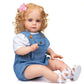 24 Inch Reborn Baby Doll Clothes Denim Outfits For 22-24 Inch Newborn Reborn Girl Dolls Matching Clothes……