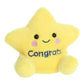 Aurora Adorable Palm Pals Galileo Congrats Star Stuffed Animal - Pocket-Sized Play - Collectable Fun - Yellow 5 Inches
