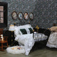 Iland Originality Dollhouse Wallpaper 39 * 15.7 Inch, Dollhouse Accessories On 1:12 Scale Or 1:6 Scale (Flower Path)
