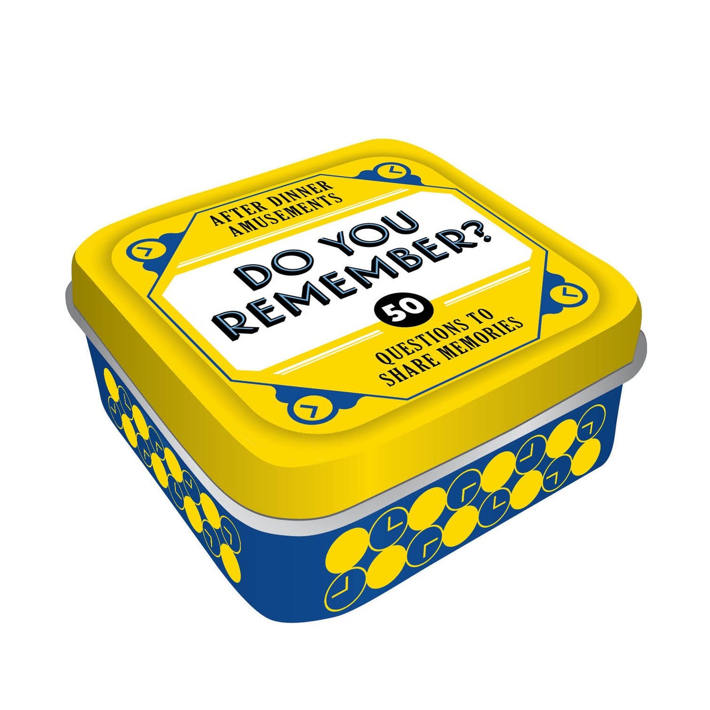 Chronicle Books After Dinner Amusements Conversation Game - Do You Remember? - Small Tin - 50 Questions for Family & Friends