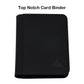 Rayvol enhanced 4 Pocket Card Binder  Fits 368 Trading Cards Ringless Trading Card Album Side Loading Pockets with ZIp for TCG