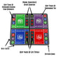 4 Way Commander Playmat by Ai protective covering