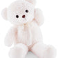 Yunnasi Big Teddy Bear Stuffed Animal 35 Inches Giant Stuffed Bear Gift For Girlfriend Children On Birthday Valentine'S Day Christmas, White